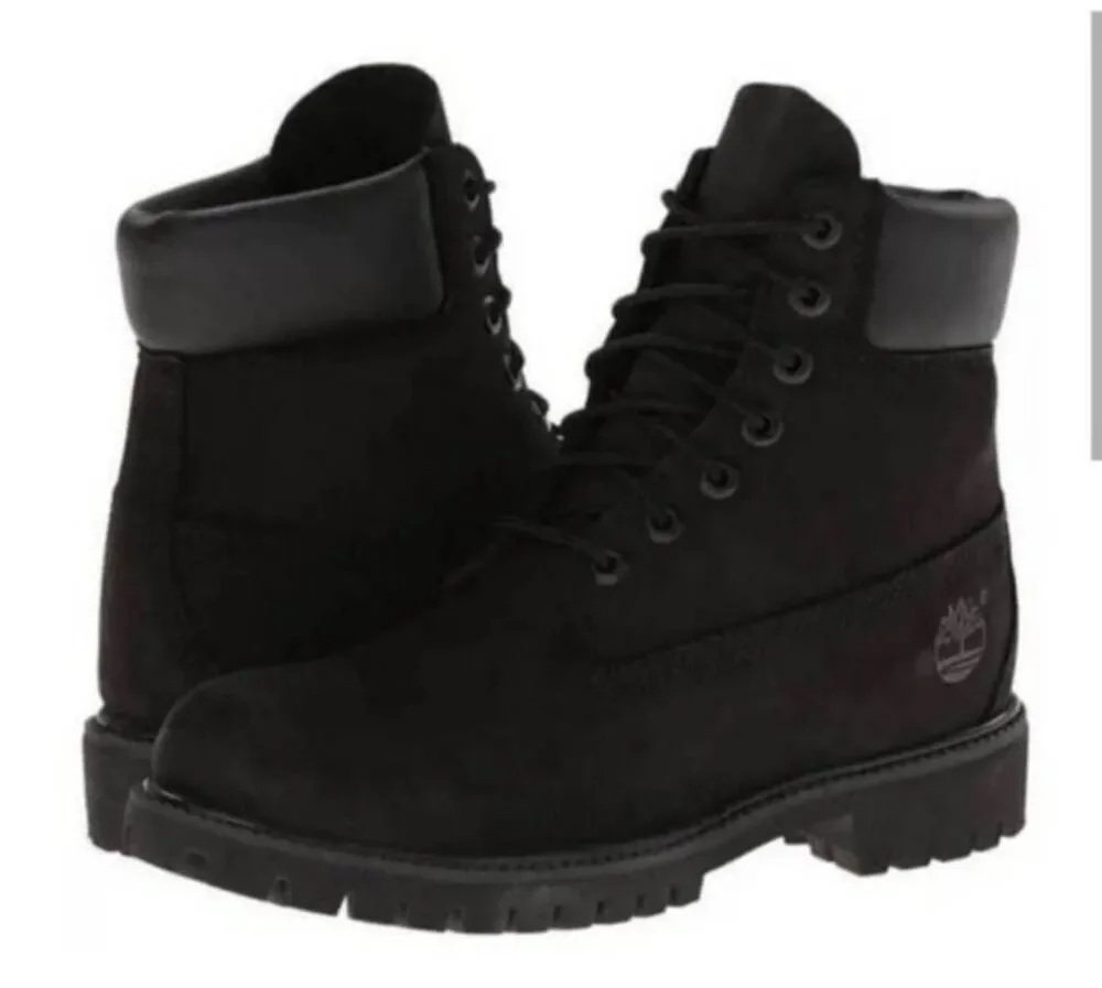 TIMBERLAND 6 Inch Premium Waterproof Boot In Black Size 6